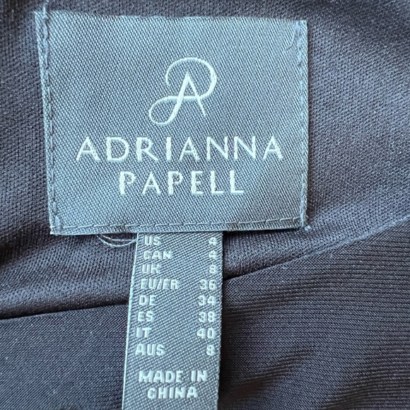 Adrianna Papell - High Low Floral Jacquard - SIZE US 4 - WORN ONCE - Picture 10 of 10